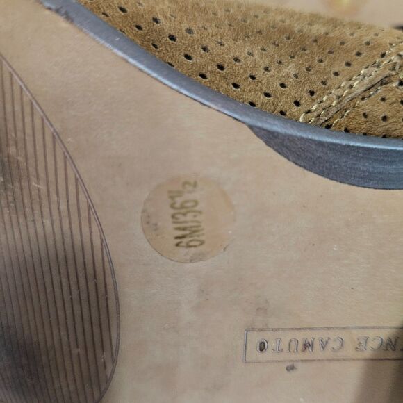 Vince Camuto W SZ 6 Leather Western ankle booties Brown Suede Boho Parveen - Picture 4 of 7